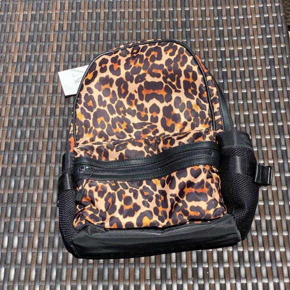 Zara Handbags - Zara Animal Print Nylon Backpack